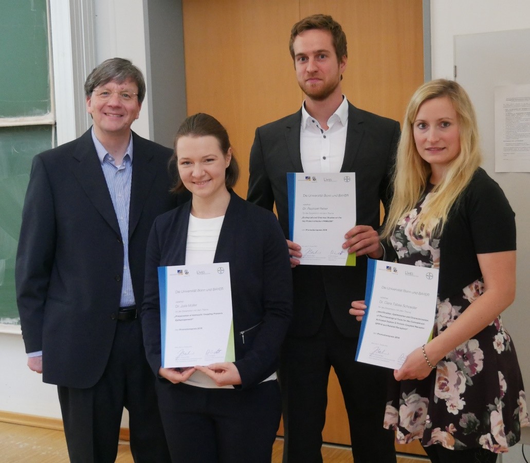 Award ceremony Bayer Thesis prize 2018